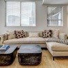 a stylish couch in a living room